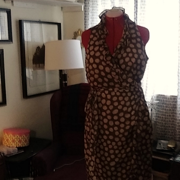 Sz 18 LOFT faux,wrap dress - Picture 1 of 6